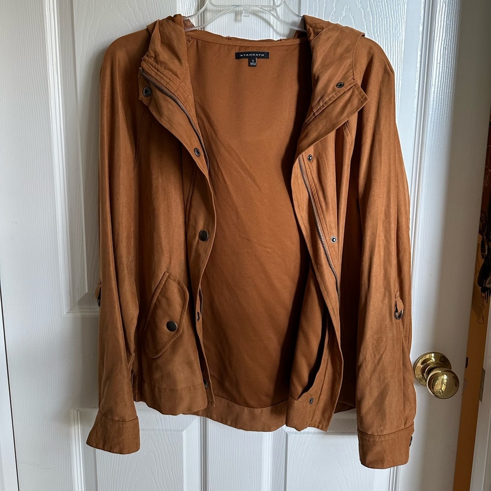 Rust colored lightweight jacket
